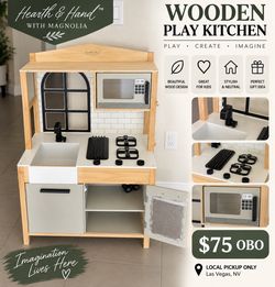 Hearth & Hand with Magnolia Wooden Play Kitchen
