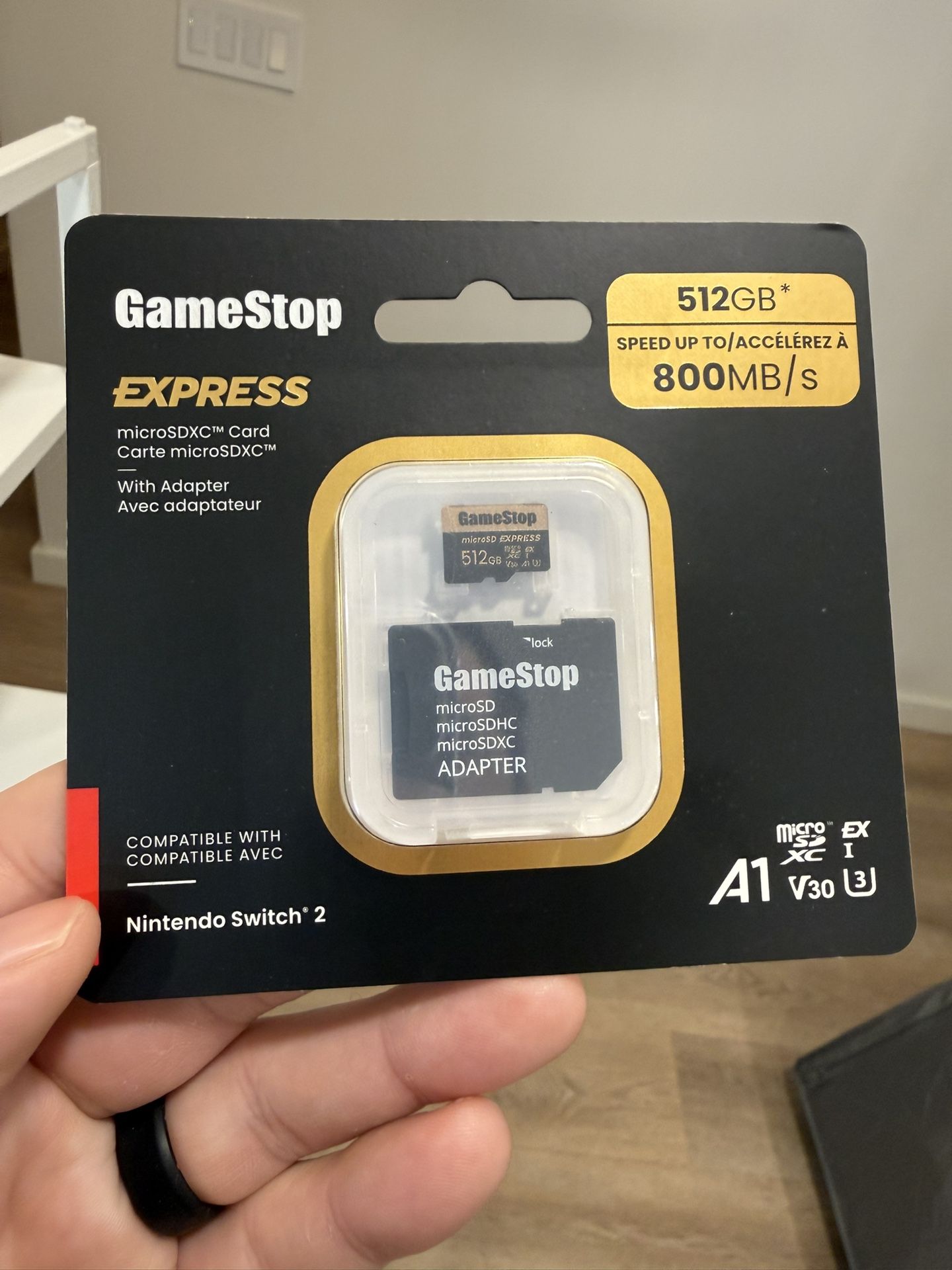 GameStop 512GB MicroSDXC Express Card Switch 2 Compatible