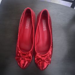 Red dorthy heels for halloween