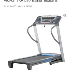 Pro Form Trainer Treadmill