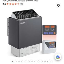 Sauna Heater ( Only ) No Digital Controller