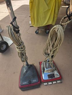Sanitaire commercial upright vacuum cleaners,