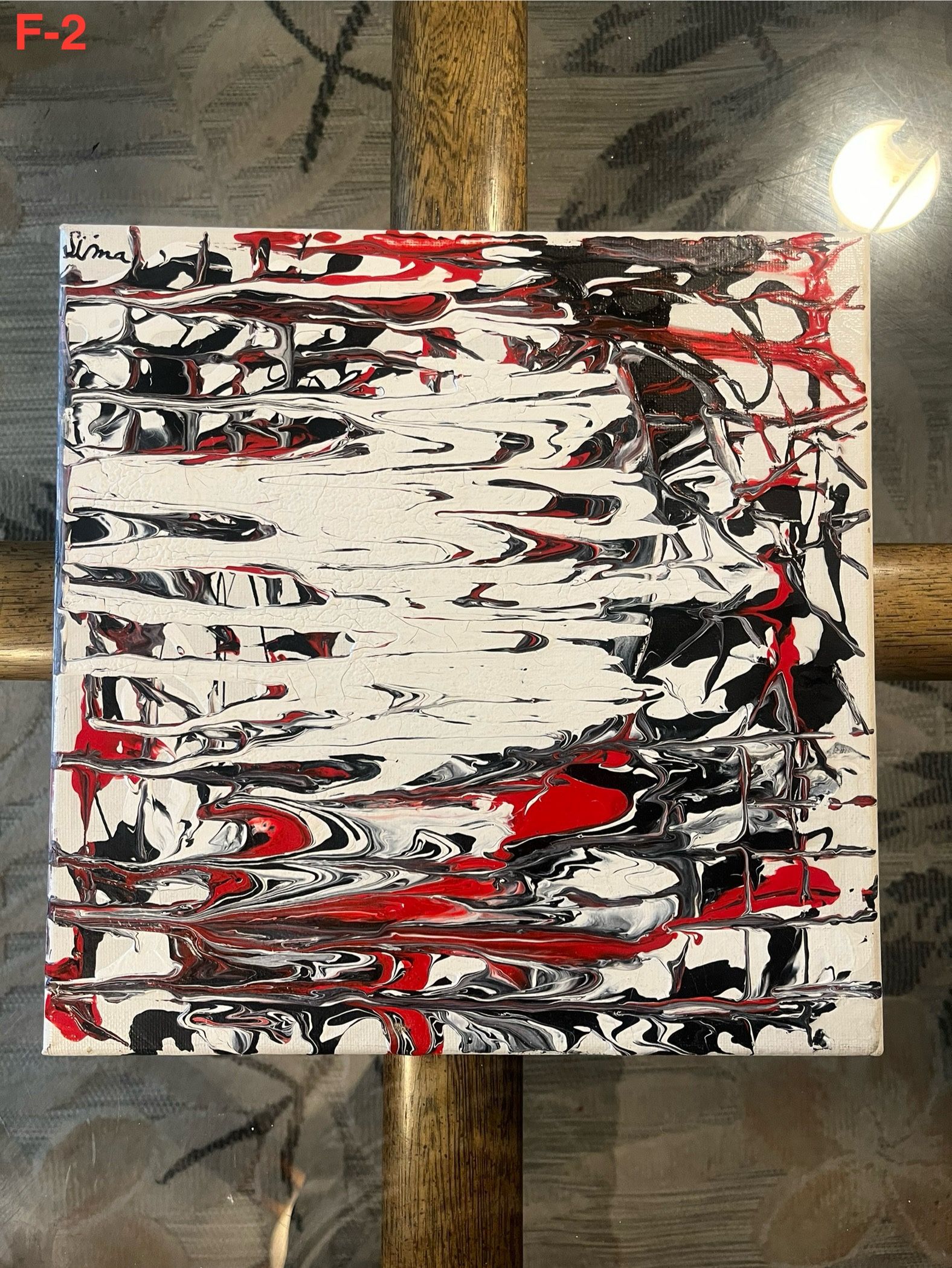 ABSTRACT ACRYLIC PAINTING (F-02)