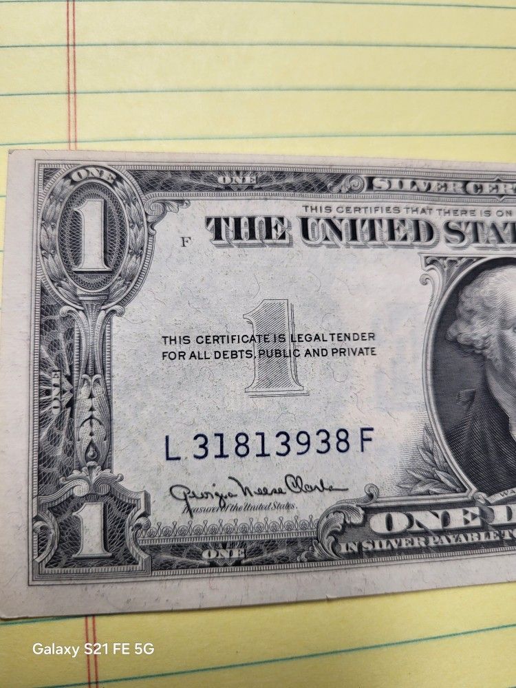 Uncirculated $1.00 1935 SILVER CERTIFICATE