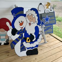 Santa And Snowman 