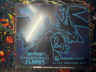 Pokemon Phantasmal Flames Pokemon Center ETB Brand New Sealed With Protector