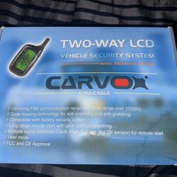 CarVox Extreme Radio Star 2-Way Alarm System with