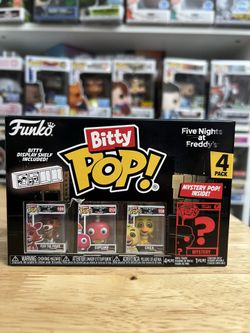 SEALED FIVE NIGHTS AT FREDDY'S BITTY FUNKO POP 4-PACK 5NAF Horror 5 Video Games