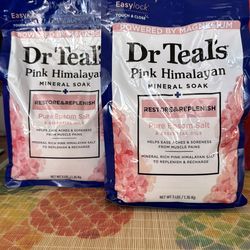 Dr Teal’s epsom salt - pink Himalayan mineral soak