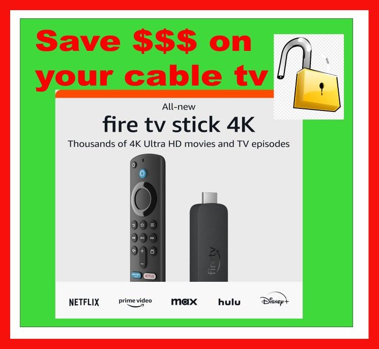 Best Item For Your TV Entertainment,  Cut Cord Save $$$$ Now