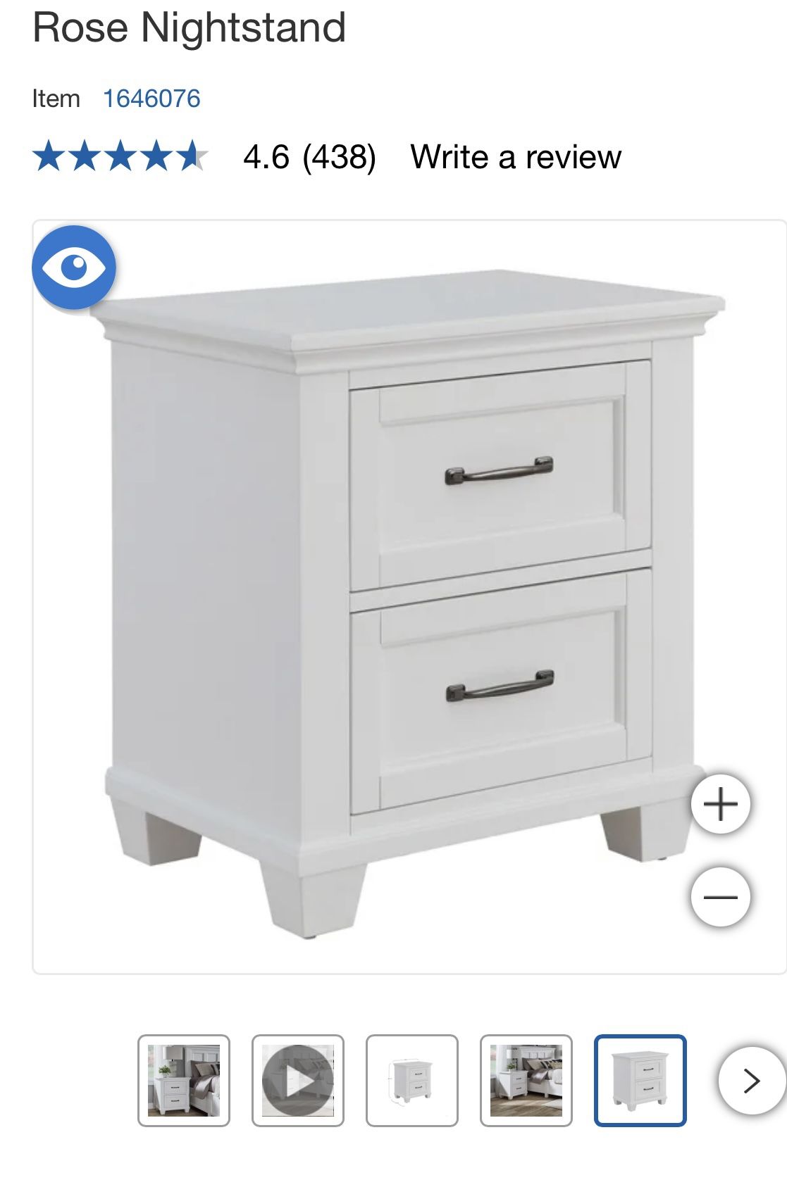 2 Rose Nightstand ,
