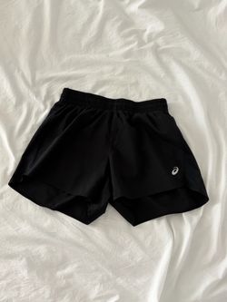 Women's ASICS Silver 4" Running Shorts - Black (XS)
