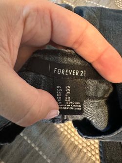 Black skinny jeans size 25 waist