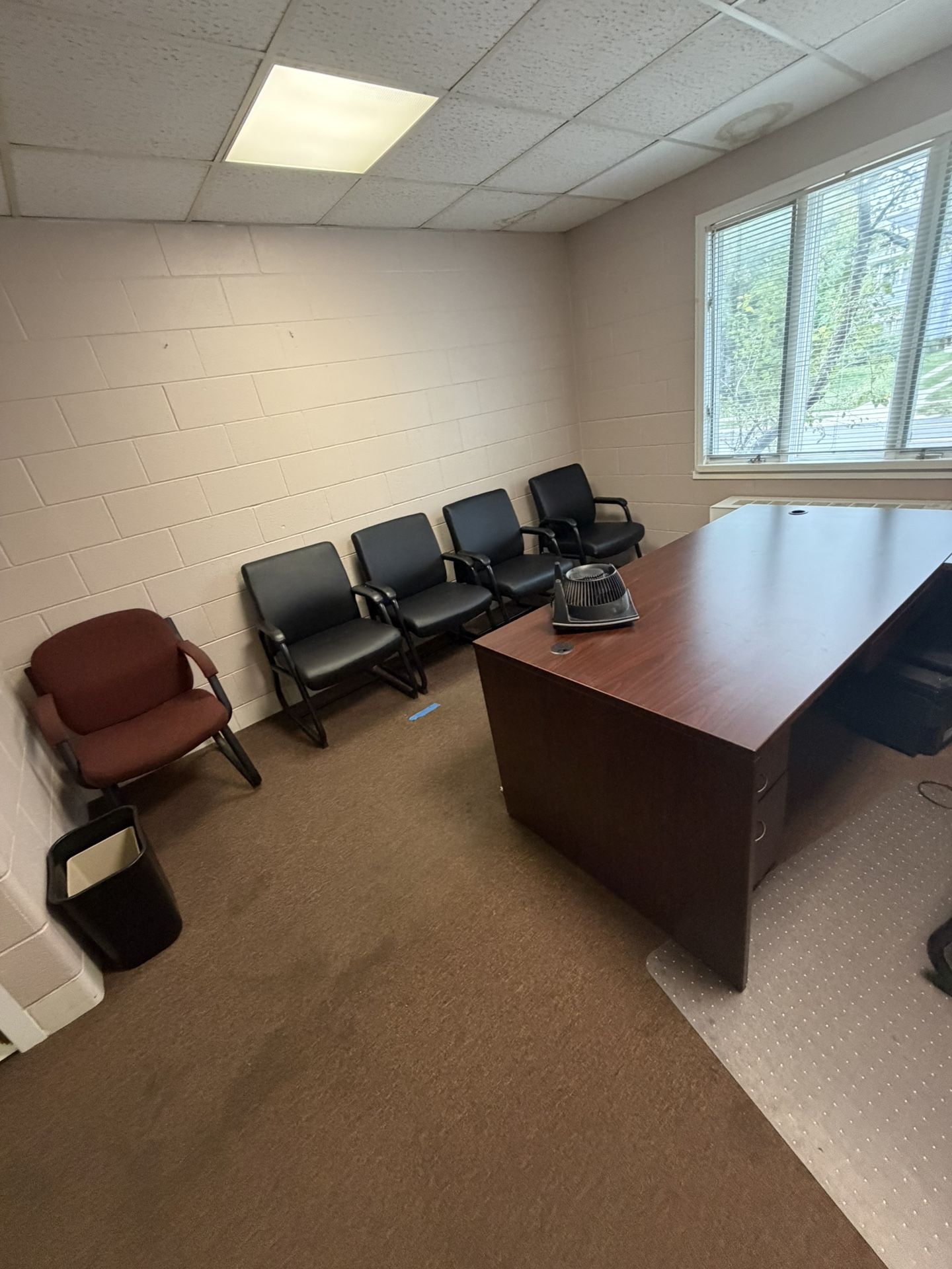 5 Commercial Quality Waiting Chairs