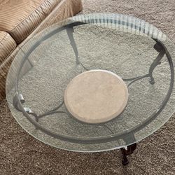 Round Glass Coffee Table