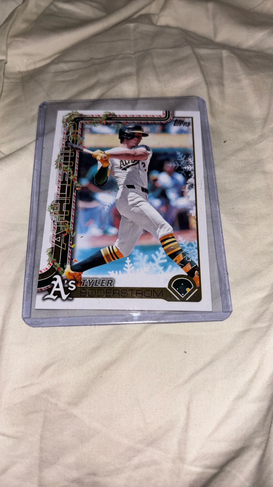 Topps Holiday 2025 Tyler Soderstrom #H32 Baseball Card