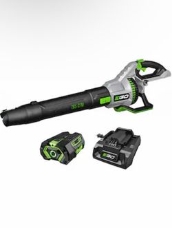 EGO POWER+ 56-volt 765-CFM 200-MPH Battery Handheld Leaf Blower 5.0 Ah Battery Included