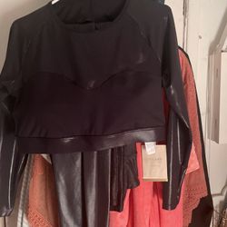 women’s black outfit