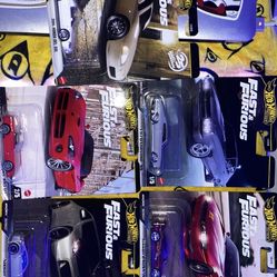 Hotwheels fast and furious set