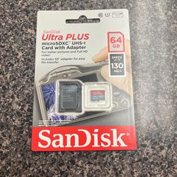 SanDisk - Ultra PLUS 64GB 