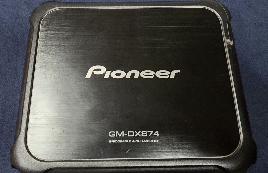 Pioneer GM-DX874
4-channel car amplifier — 100 watts RMS x 4