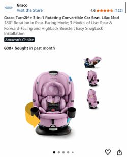 Graco Turn2Me 3-in-1 Car Seat Lilac