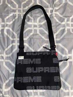 Supreme Side Black Bag 