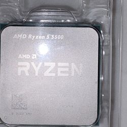 AMD Ryzen 5 5500 CPU with cooler