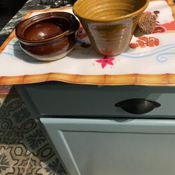 Two Small Bean Pot Bowls