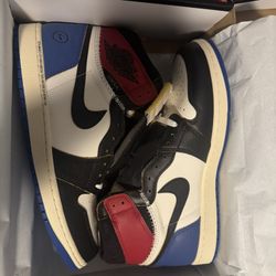 Union x Fragment x Air Jordan 1 Retro High OG SP (Black/White-Varsity Red-Sport Royal) 