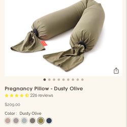 bbhugme Pregnancy Pillow- Dusty Olive