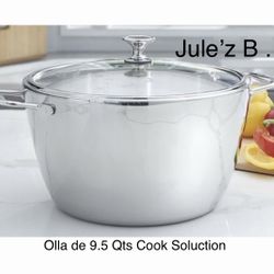 Princess House. Olla De 9.5 Qts Cook Solution Nueva En Su Caja 