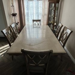 Dining Table Set (Table + 6 Chairs)