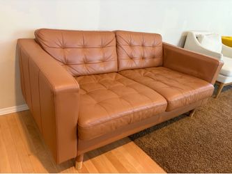IKEA Morabo Leather Loveseat