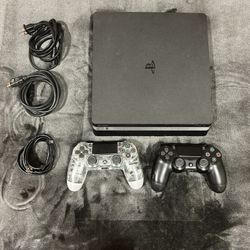PS4 Slim 1TB w/ Controllers