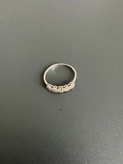 Anillo de compromiso de plata 925