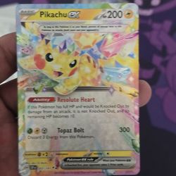 Pikachu ex Surging sparks