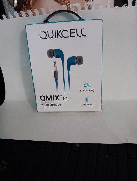 Quikcall headphones Black-and-blue.