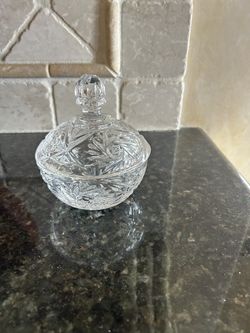 Vintage Star Of David Crystal Candy Dish (1960’s)