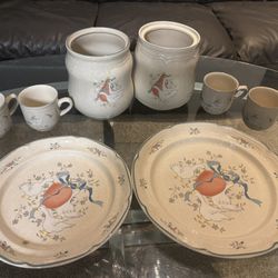 Vintage International Tableworks Stoneware Dish Set – Made in Japan