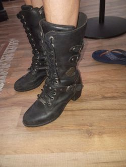 "Aldale" Waterproof Motorcycle Boots size 8.5M