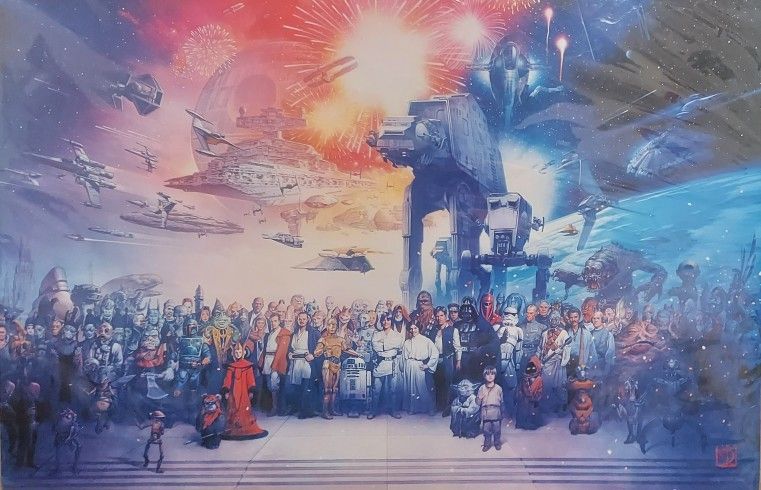 Starwars Poster $20