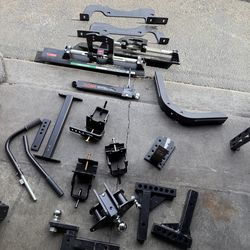 Large CURT Trailer Hitch & Towing Parts Lot –  R16 5th Wheel, Pintle, Drop Hitches