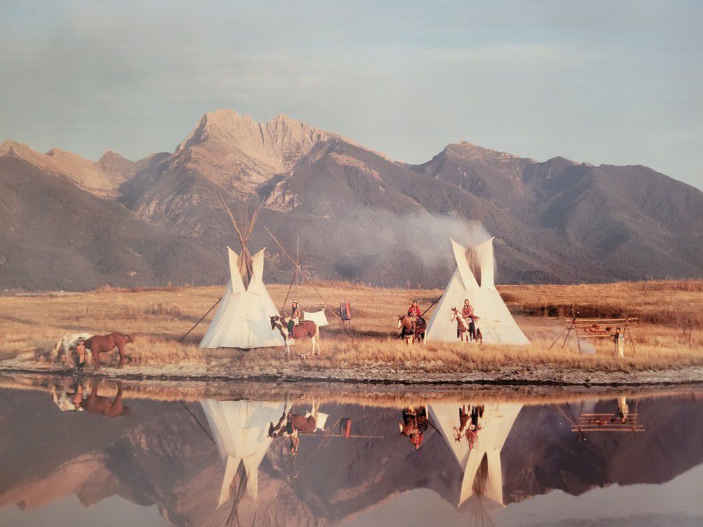 Panoramic Native American Photograph