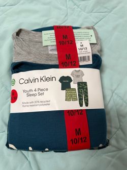 Calvin Klein Youth 4 Piece Sleep Set Size M 10/12