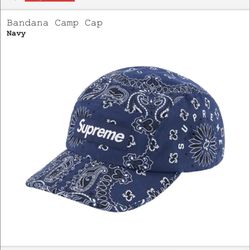 Supreme Bandana Camp Cap 