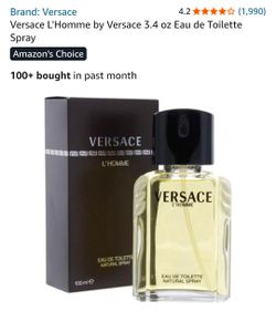 VERSACE Eau De Toilette Spray, L'homme, 3.4 Ounce