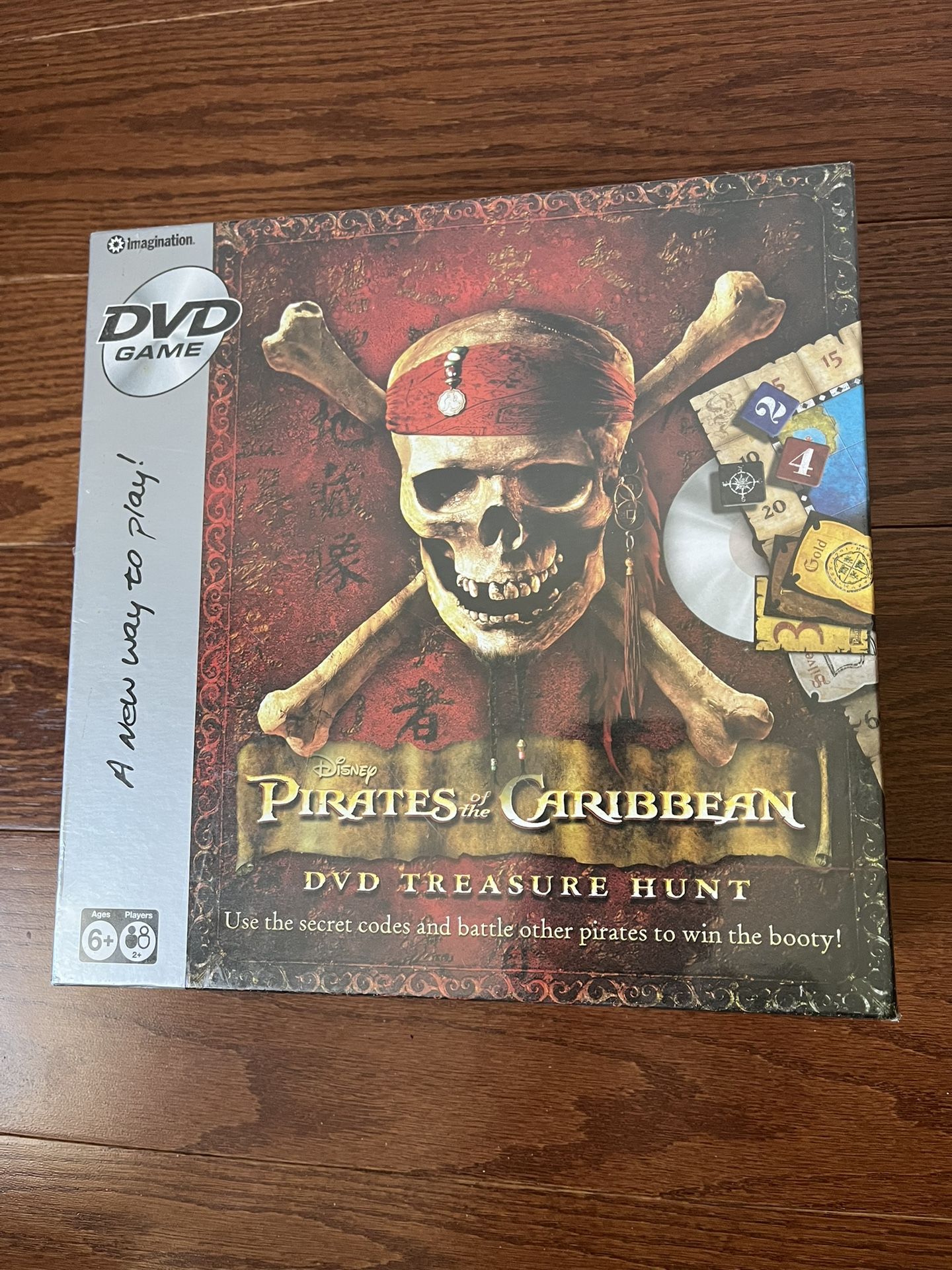 Disney’s Pirates Of The Caribbean Dvd Treasure Hunt Board Game 2006 New And Sealed