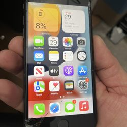 Working Perfectly Fine.  Just Cracked Front Screen. 