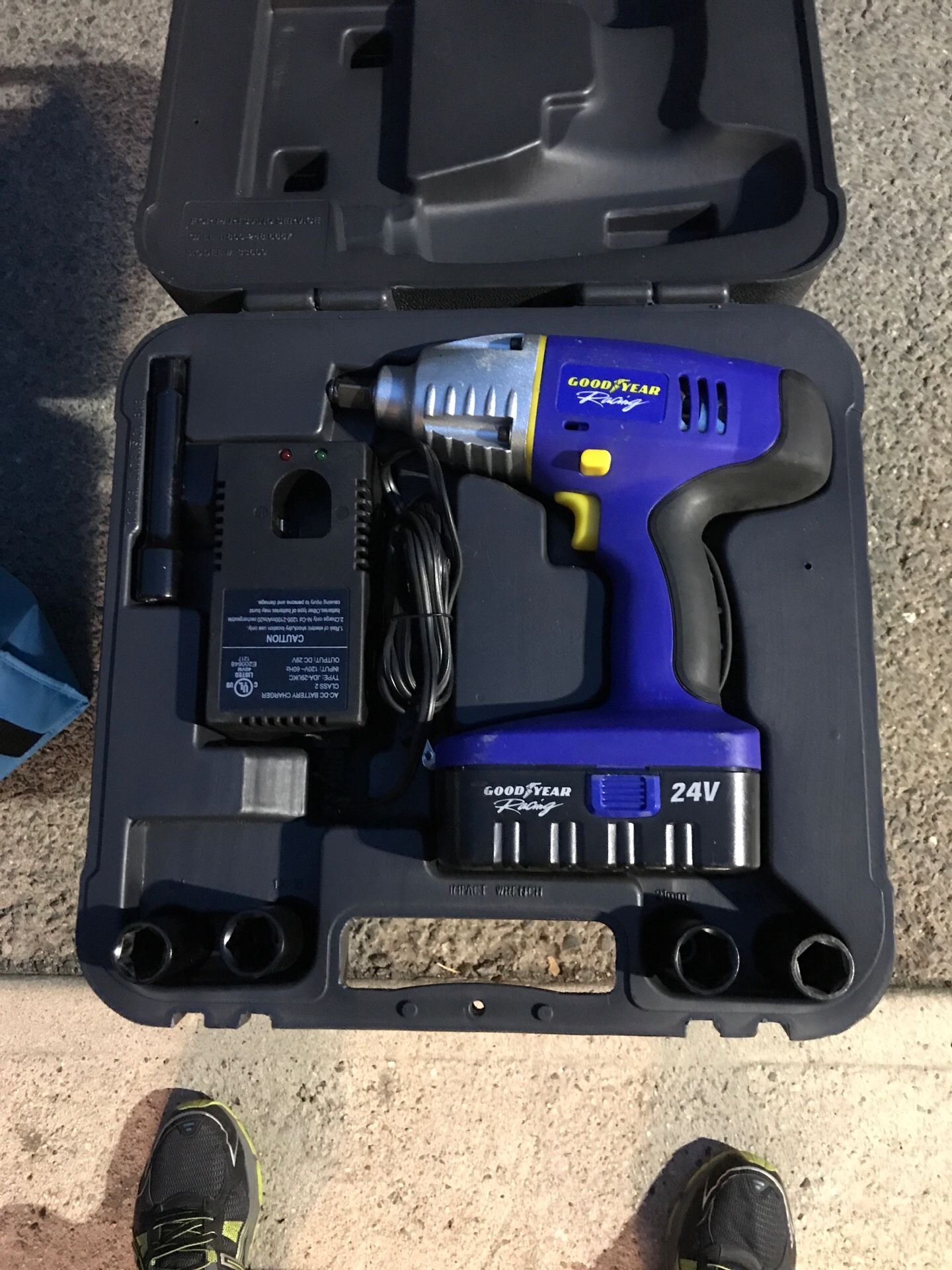 Goodyear 24 volt Impact wrench with case